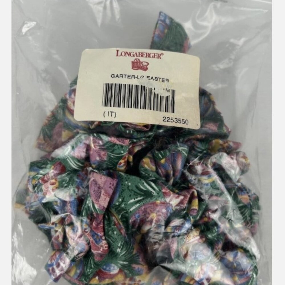 Longaberger Easter Egg Garter Large NEW 2253550 Cotton Fabric